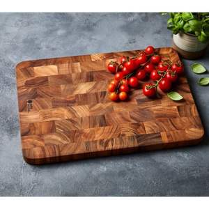Planche à découper en bois d'acacia écologique de qualité supérieure, élégante et durable pour couper les légumes, les fruits et les aliments - Product Image 1