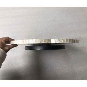 ถาดหมุนลายดอกไม้ฝังมุกพร้อมส่ง สำหรับตกแต่งโต๊ะอาหารอย่างหรูหรา - Product Image 3