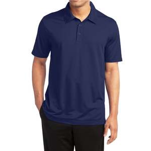 Polo pour homme 100 % polyester, haute qualité 220 GSM, tricoté uni, logo personnalisé, design sur mesure, vêtements de travail, faible MOQ, coupe classique - Product Image 5