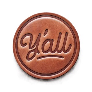 Stylish Faux Leather Coasters Embossed Pattern Waterproof Durable <b>Table</b> <b>Protectors</b> With Holder For Hotels Bars Cafes Tableware - Product Image 5