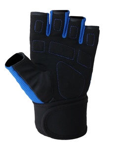 Guantes de entrenamiento de gimnasio unisex para fitness y entrenamiento deportivo Guantes de cuero transpirables con logotipo personalizable para levantamiento de pesas - Product Image 2
