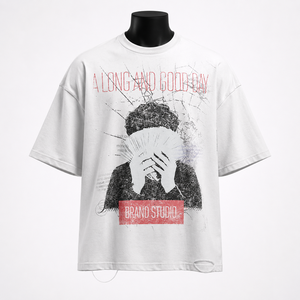 T-shirt graphique surdimensionné de qualité supérieure pour hommes, 100% coton, vêtements streetwear, fabricant - Product Image 1