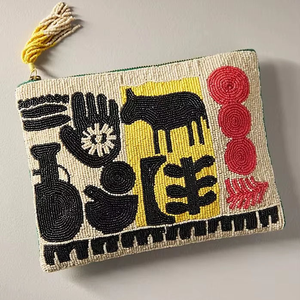 Sac à bandoulière décontracté pas cher pour enfants, mini sac à monnaie coloré perlé, vente en gros par Multi Craft - Product Image 1