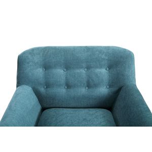Sedia Brenna Teal, Arredamento Elegante per Soggiorno - Product Image 5