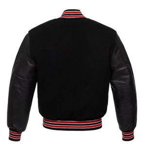 Proventure Industry Customized High Quality Men's Varsity Jacket for Winter with Custom Logo Plus Size Thick Muskrat <b>Fur</b> <b>Trim</b> - Product Image 3