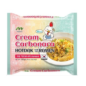 บะหมี่กึ่งสำเร็จรูปฮอตแด็ค คาร์โบ สตีร์ฟราย รสครีมมี่สไปซี่ ของเกาหลี ยี่ห้อ YNK INTERNATIONAL KOREA สำหรับขายส่ง - Product Image 3