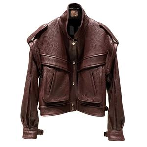 High Quality Best Supplier <b>Men</b> Leather <b>Jacket</b> In Different Sizes Winter Leather <b>Jacket</b> For <b>Men</b> OEM Plus Size PU Leather <b>Jacket</b> - Product Image 2