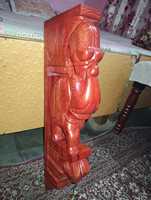 Statue d'éléphant en bois sculptée à la main pour la décoration de la maison, artisanat traditionnel, figurine d'art avec sculpture décorative pour le salon