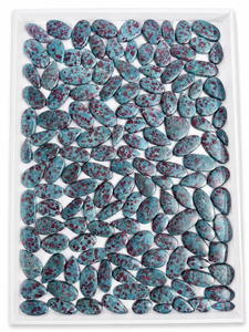 Pierre précieuse naturelle de haute qualité en vrac, prix de gros, rubis, cyanite, cabochon, formes variées, bleu, rouge, Rida Creations pour bijoux - Product Image 2