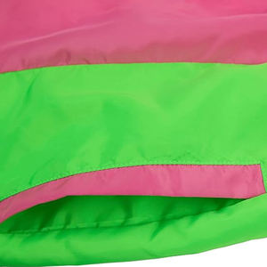 Ensemble veste coupe-vent légère en nylon zippée et short pour femme, style streetwear estival avec blocs de couleur - Product Image 4