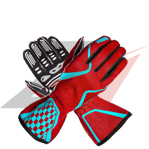 Guantes de Carreras de Coche Personalizados, Transpirables, Ignífugos, Ligeros, de Dedo Completo, Duraderos y Transpirables, Diseño Profesional - Product Image 4