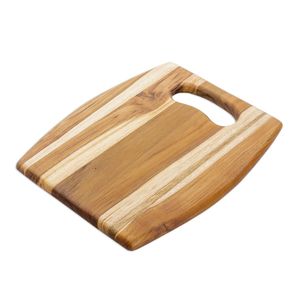 Tabla de Cortar Rectangular de Madera Maciza Estilo Chef, 1.3 cm de Grosor, Fácil de Limpiar, No Tóxica, Apta para Lavavajillas - Product Image 4