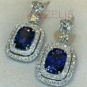 Pendientes Clásicos de Oro Amarillo con Diamantes Cultivados en Laboratorio, Colgantes y de Estilo Lágrima, para Uso Diario, Joyería Certificada - Product Image 4