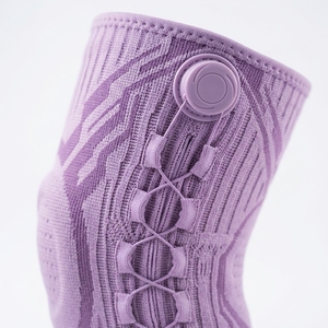 Genouillère respirante en tricot avec fermeture à lacets et réglage universel pour une protection optimale et une compression du genou - Product Image 6