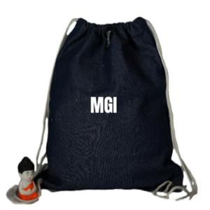 Sac à dos en coton imperméable réutilisable de haute qualité pour hommes, avec cordon de serrage, logo personnalisable, capacité de 23 L, tendance, voyage - Product Image 3