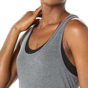2026 New Wholesale Custom Logo Fashion Summer Girls Workout Women Tank <b>Tops</b> - Product Image 3