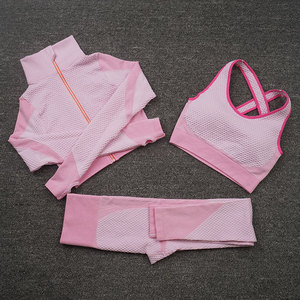 Conjuntos de Yoga Populares en Europa y América, Traje de Yoga Sólido para Mujer, Pantalones de Yoga Transpirables de Cintura Alta, Chaleco Deportivo, Ropa de Fitness - Product Image 6