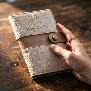 Wholesale Custom PU Leather Card <b>Holder</b> Sublimation Travel <b>Wallet</b> Business Style Passport Cover Blanks for ID Business Cards - Product Image 5