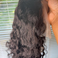 Perruque 360 Lace en Cheveux Humains Vierges Indiens de Luxe, Sans Colle, Noir Naturel, Anti-Nœuds, Longue Durée, Densité 250%, Dentelle HD, Grande Taille