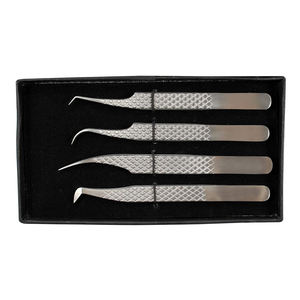 Pinzas Curvas de Acero Inoxidable para Cejas, Punta de Precisión Duradera para el Cuidado de las Cejas - Product Image 5