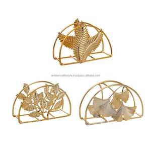Premium Tabletop Metal Napkin Holder For <b>Dining</b> <b>Table</b> Durable Structure Elegant Design Perfect Home Kitchen Use - Product Image 1