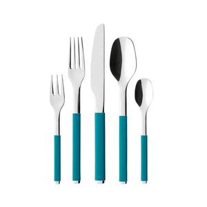 Juego de Cubiertos de Acero Inoxidable con Acabado Espejo, Diseño Moderno y Ecológico, con Mango de Resina, para Decoración del Hogar, Regalo Ideal - Product Image 3