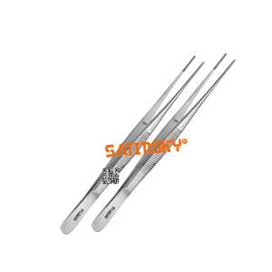 คีมหนีบเนื้อเยื่อนิ้วหัวแม่มือ12.5ซม. อุปกรณ์ผ่าตัดด้วยไมโครสแตนเลสได้รับการรับรอง CE Class III แหล่งที่มีชื่อเสียง - Product Image 1