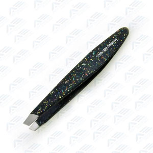 Double-Ended Design Professional Makeup and Beauty Care Tool Eyebrow Tweezers for Precise Shaping Flat Slanted - Product Image 2