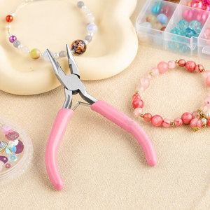 5-Inch <b>Long</b> <b>Nose</b> Pliers with Wire Cutter Serrated Jaws - Product Image 3