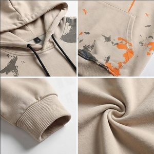 North Approach <b>Men's</b> Oversized Hoodie With Front Pocket Sublimation Print Casual Autumn Wear Knitted Polyester Hooded Sweatshirt - Product Image 4