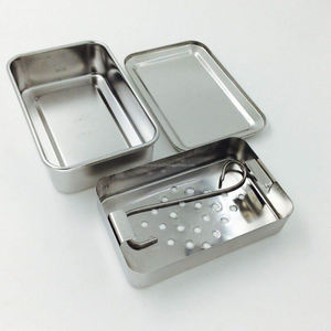 Caja de Instrumentos Dentales Manuales de Acero Inoxidable OEM, Certificación CE e ISO, Reutilizable, Resistente a la Corrosión, Estuche de Almacenamiento Quirúrgico - Product Image 2