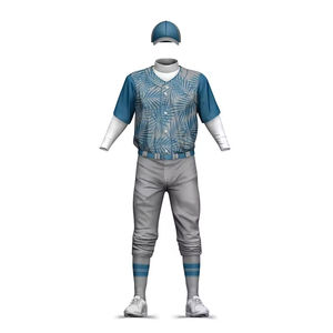 Uniforme de baseball professionnel, ensemble d'uniformes de baseball à boutons, respirant, qualité supérieure, uniformes de baseball personnalisés pour les équipes - Product Image 2