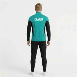 Combinaison d'entraînement de football professionnelle à col zippé pour hommes, adultes et enfants - Product Image 3