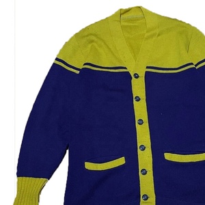 Manufacturer OEM Custom Design Purple And Gold Knitted <b>Cardigan</b> <b>Men's</b> Sweater Full Sleeve Button School Uniform <b>Cardigan</b> - Product Image 4