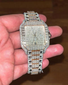 Reloj Unisex con Incrustaciones de Moissanita, con Fecha Automática, de Alta Calidad, con Diamantes Incoloros, al Mejor Precio al por Mayor - Product Image 6