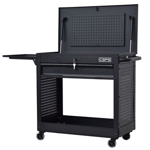 Gabinete de Herramientas CSPS de 80.5cm con 1 Cajón, Superficie de Trabajo de Acero Inoxidable, Ruedas, Capacidad de Carga de 135kg, Moderno, Personalizable ODM/OEM, 2 Años de Garantía - Product Image 4