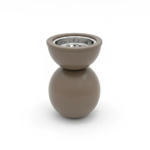Elegante Juego de Quemadores de Incienso de Metal con Acabado Cepillado, Decoración de Mesa, Piezas Decorativas Modernas de Diseño Único para Decoración de Hogar de Lujo - Product Image 3