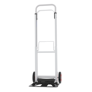 Carrello Pieghevole Robusto con Manico Telescopico in Alluminio e Ruote, Carrello Portatile Richiudibile - Product Image 6