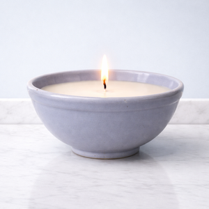 Sunset Blush Ceramic Candle Vessel Wide Bowl Smooth Glaze Heat Resistant Durable Reusable Elegant Home Fragrance Decor - Product Image 2