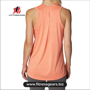Débardeur Femme 2026 Couleur Unie Col Rond Décontracté Respirant en Polyester Tricoté Orange Longueur Standard - Product Image 2
