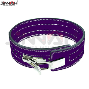 Cinturón de levantamiento de pesas de cuero vacuno personalizado de alta calidad para gimnasio, fitness profesional, diseño ligero con palanca. - Product Image 3