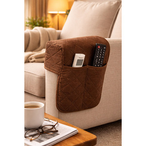 Left Armrest Modern Multifunction Soft Caddy for Living Room Tools - Product Image 4