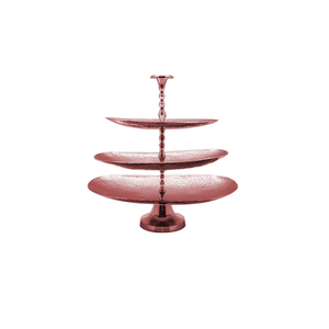 Premium Copper Plated Cake Stand Metal Stable Base for Special Occasion Cake Presentation - Product Image 3
