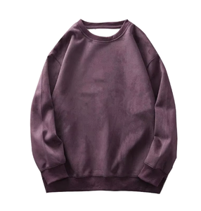 เสื้อสเวตเชิ้ตคอกลมทรงโอเวอร์ไซส์สำหรับผู้ชาย สไตล์วินเทจ ผ้าฝ้าย 100% หนานุ่ม ซักแล้ว ให้ความรู้สึกแบบฟลีซ สตรีทแวร์ ขายส่งจำนวนมาก - Product Image 6