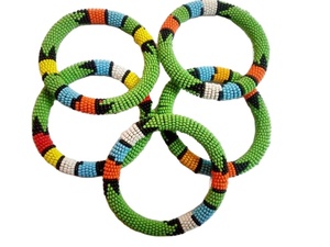 Dernier style classique unisexe pour bracelet fabriqué à la main avec une broderie perlée vibrante Couleurs audacieuses Beauté d'élégance artistique - Product Image 4