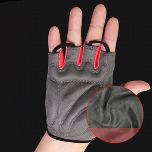 Half Finger Cycling Gloves With Padding For Long Distance Road Bike Comfortable Breathable <b>Mesh</b> Back Anti Slip Palm Gloves - Product Image 5