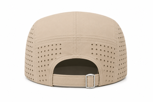 Wholesale Custom Logo <b>Waterproof</b> 5 Panel <b>Hat</b> Premium Laser Perforated Fishing Cap Outdoor Sports Embroidery Rope <b>Hat</b> For Men - Product Image 2