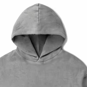 Sudadera con Capucha de Algodón Liso de Alta Calidad en Varios Colores, 100% Algodón, Estilo Urbano, Talla Grande, para Hombre 2027 - Product Image 3