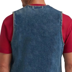 Chaleco Vaquero de Algodón para Hombre, a la Moda, en Oferta, Chaleco Vaquero Masculino de Alta Calidad y Diseño Premium - Product Image 4