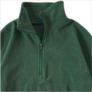 Sudadera con capucha de media cremallera para hombre, estilo urbano, de felpa francesa, con bordado y logotipo personalizado, 100% algodón, para invierno - Product Image 5